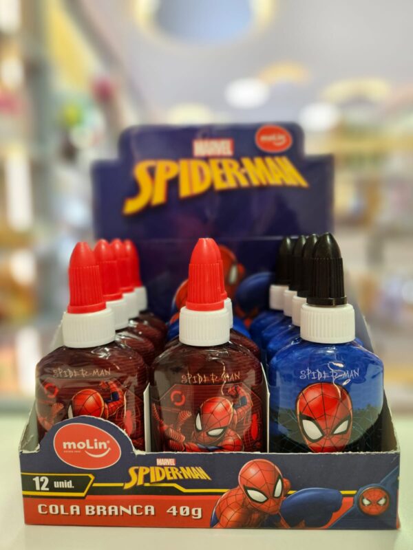 Cola Líquida Branca Tubo 40g Spider-Man Marvel Molin