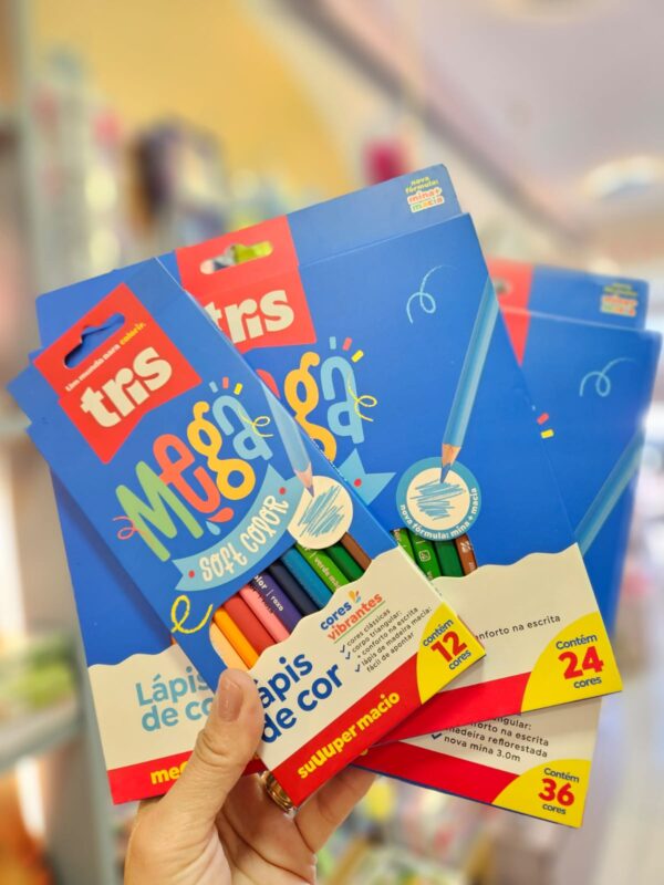 Lápis de Cor Mega Soft Color Tris