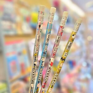 Lápis Preto Nº 2 com Borracha Snoopy Tilibra