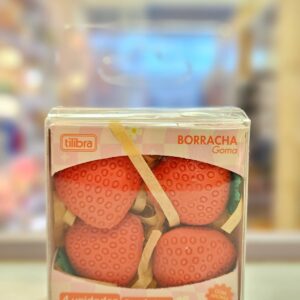 Borracha Be Berry com Cheirinho Blister com 4 Tilibra