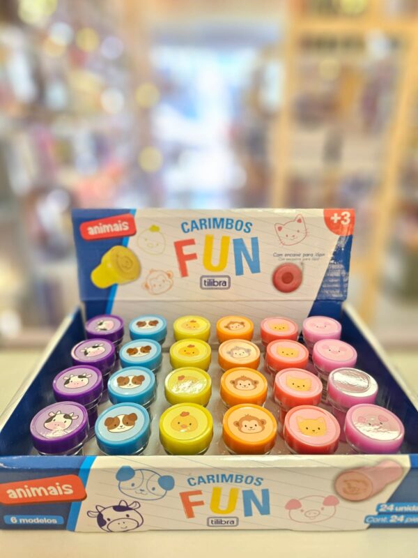 Carimbo Animais Fun Tilibra