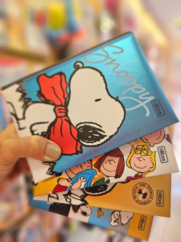 Caderneta Costurada Almofadada Petit Snoopy Tilibra