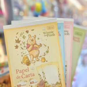 Bloco Papel de Carta 50 Folhas Pooh Tilibra