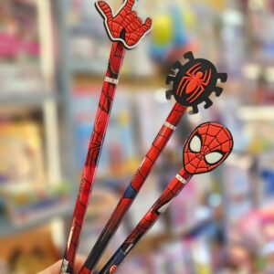 Lápis Preto HB Top Spider-Man Homem Aranha Marvel Molin
