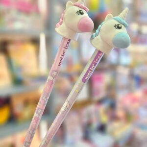 Lápis Preto HB Top com Borracha Unicórnio Molin