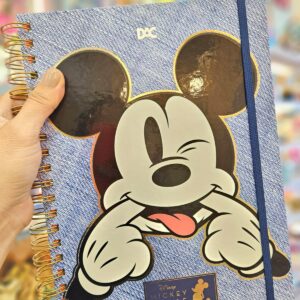 Caderno Smart Universitário Capa Dura 80 Folhas 10 Divisórias Mickey Disney DAC