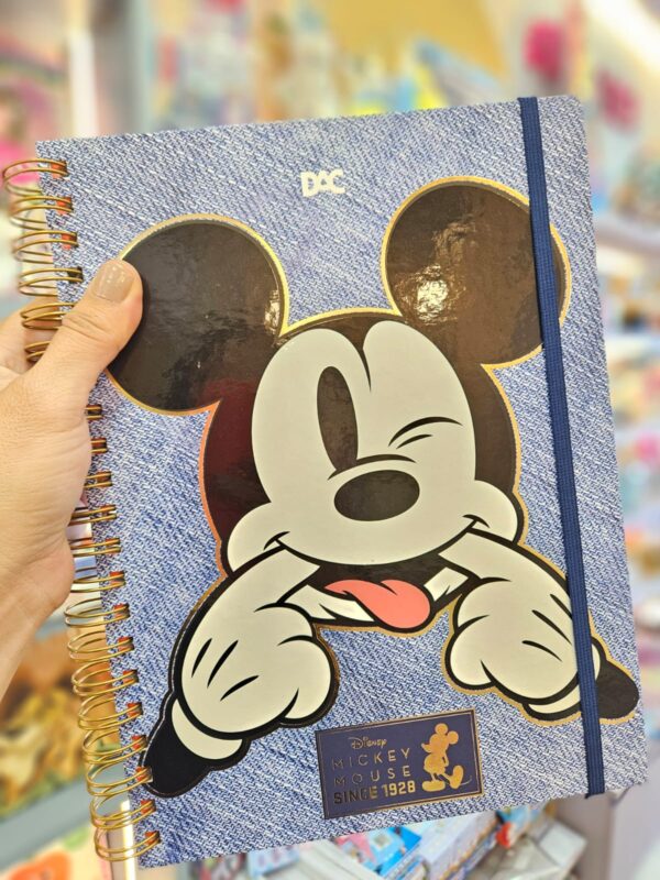 Caderno Smart Universitário Capa Dura 80 Folhas 10 Divisórias Mickey Disney DAC