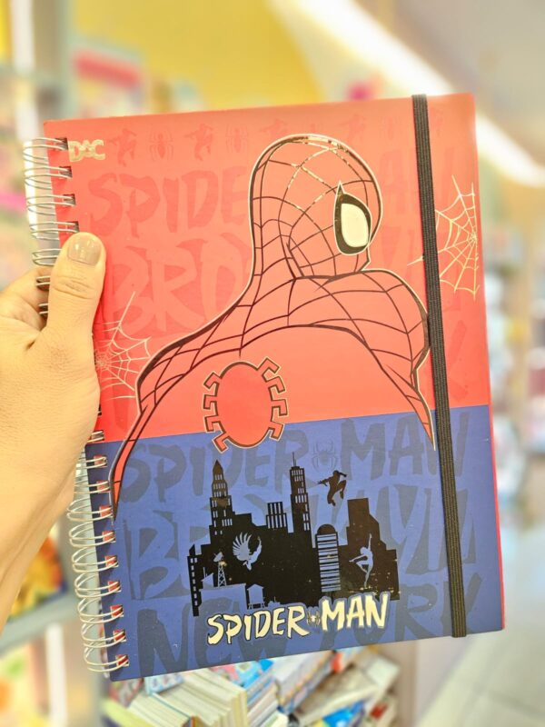 Caderno Smart Universitário Capa Dura 80 Folhas 10 Divisórias Spider-Man Marvel DAC