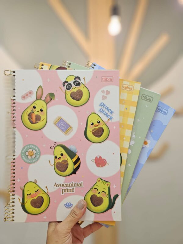 Caderno Espiral Universitário 01 Matéria Capa Dura 80 Folhas Abacute Tilibra