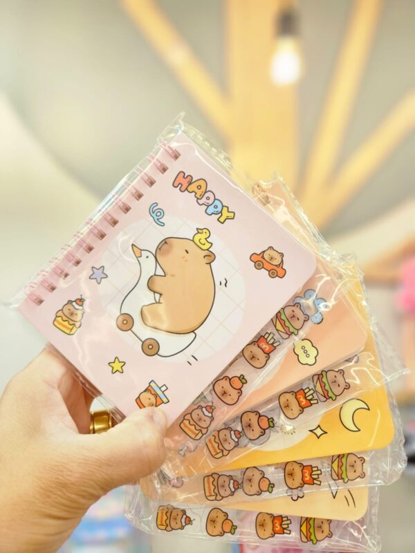 Caderneta Capivara com Divisórias 64 Folhas