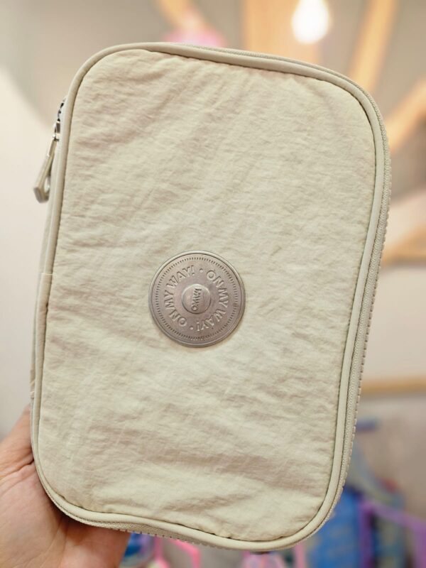 Estojo Box Grande Trendy On My Way Cor Areia Xeryus