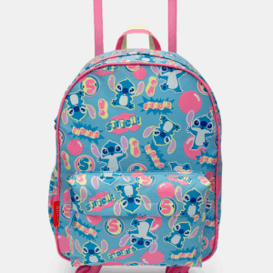 Mochila com Rodinha Média Stitch Azul Céu Puket