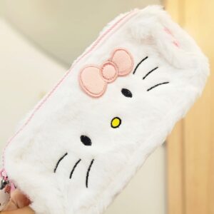 Estojo Escolar Duplo Pelúcia Hello Kitty Xeryus