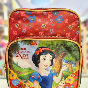 Lancheira Térmica com Bolso Frontal Branca de Neve Disney Xeryus