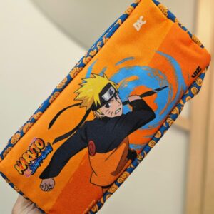 Estojo Escolar Duplo em Tecido Naruto DAC