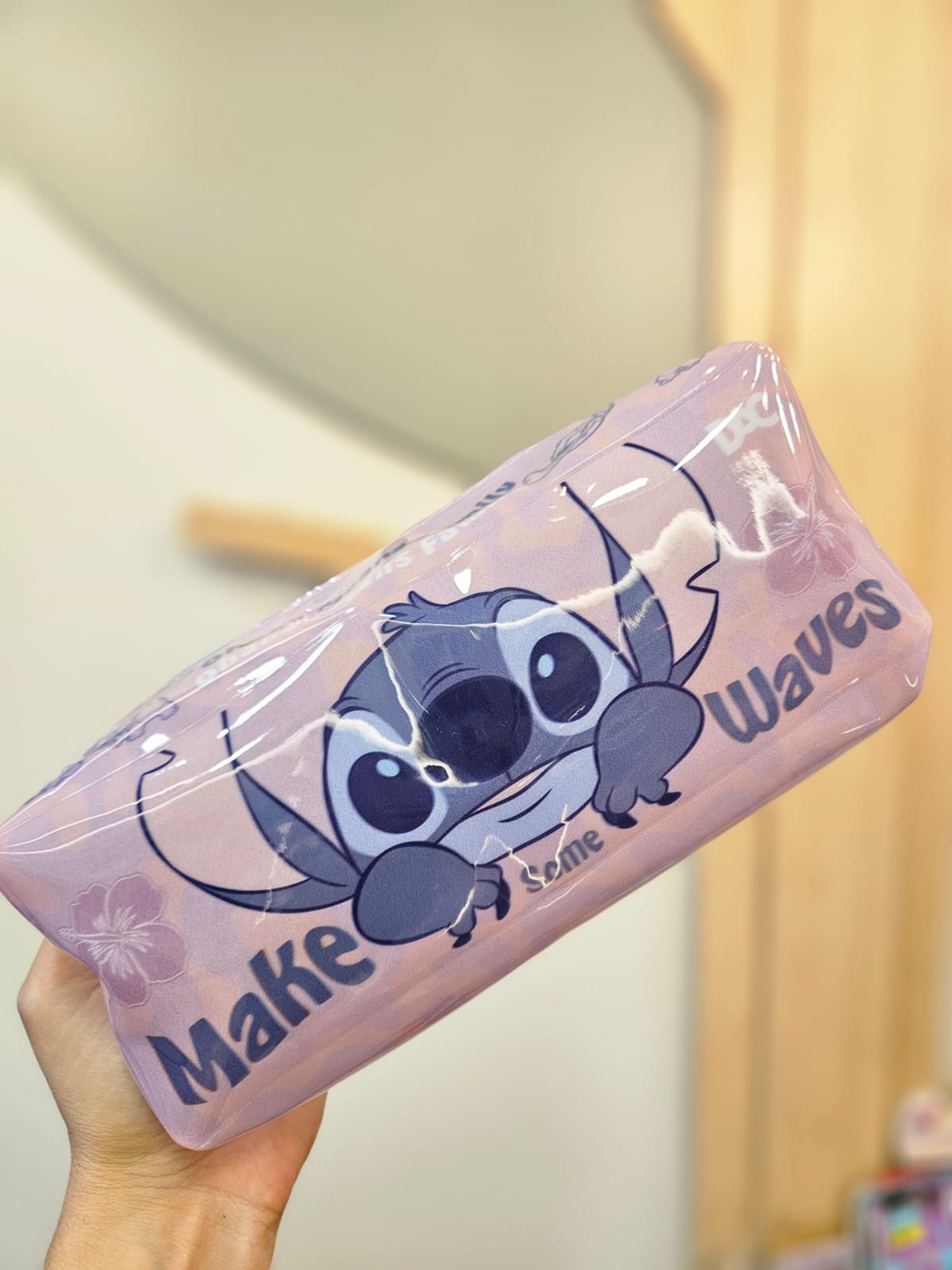 Estojo Escolar Grande PVC Stitch Disney DAC