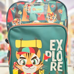 Mochila com Rodinha Pequena Tigre Camping Verde Puket