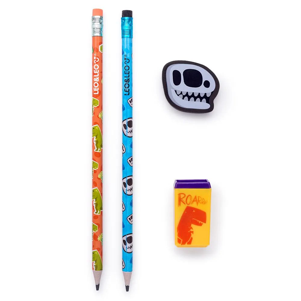 Kit Escolar 4 Peças Dino Leo&leo - Imagem 3