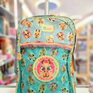 Mochila com Rodinha Grande Capivara Verde Água Puket