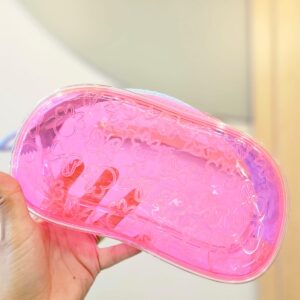 Estojo Escolar Cristal PVC com Zíper Trator Minnie Disney DAC