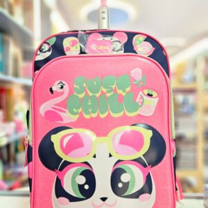 Mochila com Rodinha Panda Miami Azul Marinho Puket