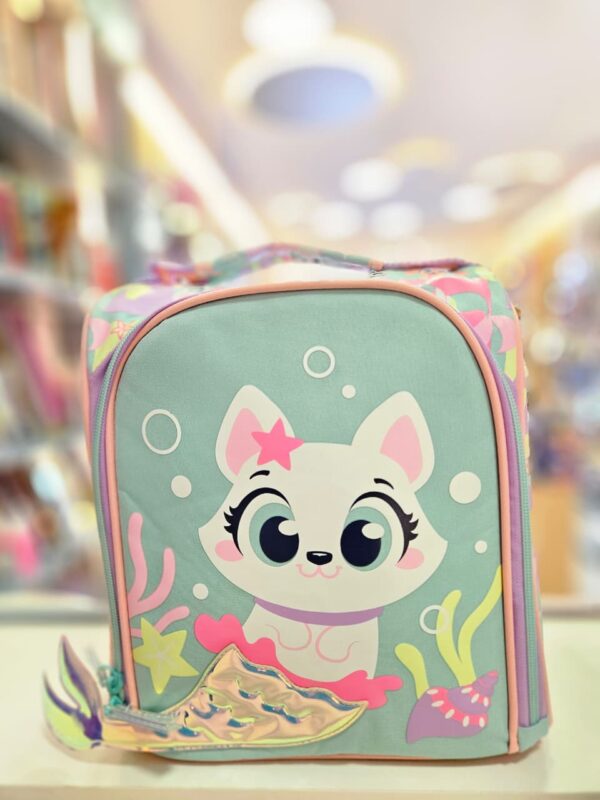 Lancheira Térmica com Alça Pet Sereia Verde Água Puket