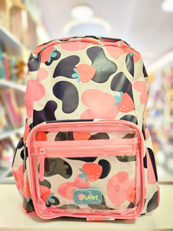 Mochila de Costas Grande Vaca Romântica Off White Puket