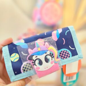 Carteira com Alça Unicórnio Tênis Azul Marinho Puket