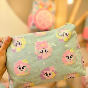 Necessaire Grande Gata Sereia Verde Água Puket