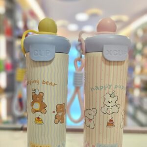 Copo Térmico com Tampa e Canudo 600 ml Cake