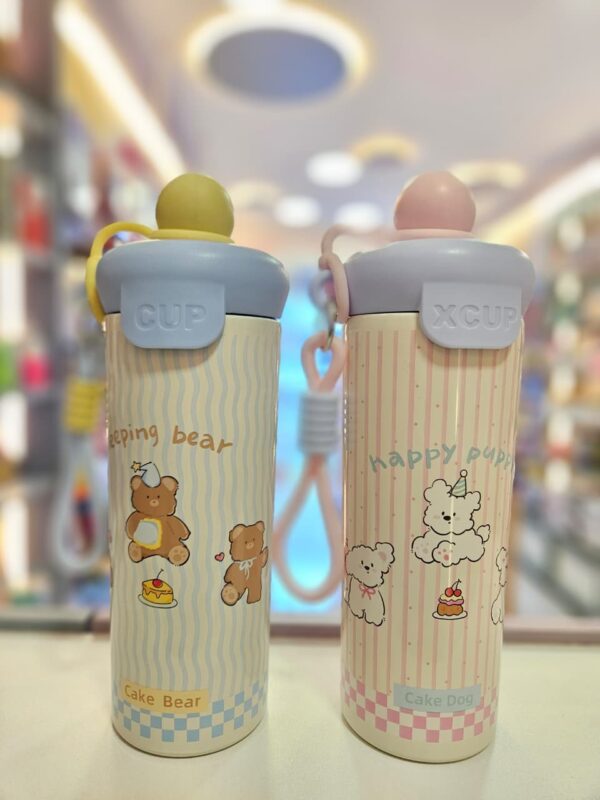 Copo Térmico com Tampa e Canudo 600 ml Cake