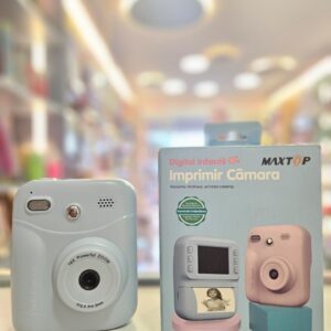 Câmera Fotográfica Digital Infantil com Impressão Instantânea Cor Azul Maxtop
