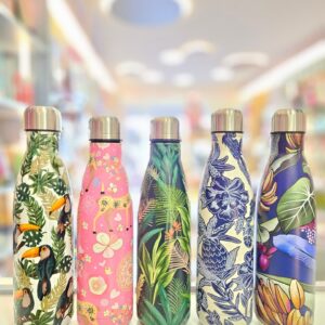Garrafa Térmica Aço Inox Estampa Floral Farm 500ml