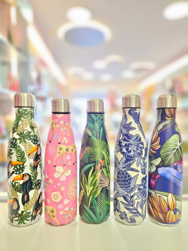 Garrafa Térmica Aço Inox Estampa Floral Farm 500ml