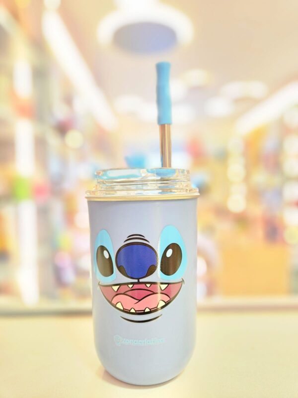 Copo Térmico Neo com Canudo Stitch Disney 300ml Zonacriativa