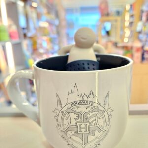 Caneca de Cerâmica com Infusor para Chá Hogwarts Harry Potter 350ml Zonacriativa