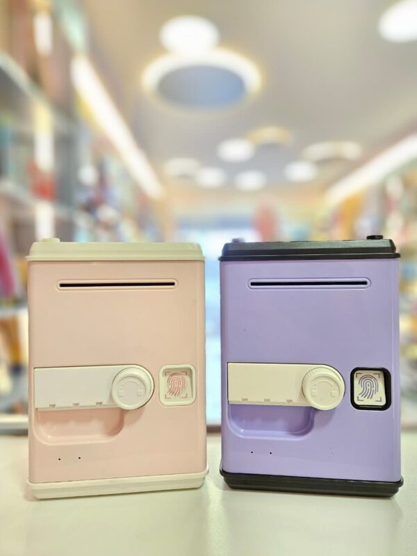 Cofre Infantil Eletrônico Puxa Notas com Senha e Adesivos Opapro