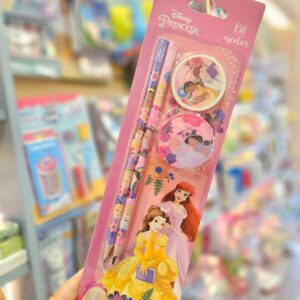 Kit Escolar 4 Peças Princesas Disney Tris