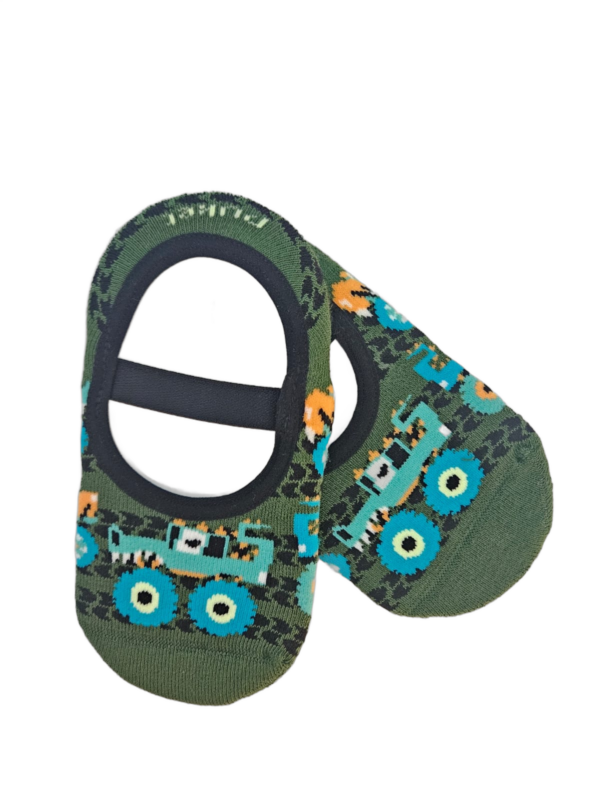 Meia Sapatilha Antiderrapante Monster Truck Puket Tamanho: 23 a 27
