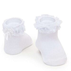 Meia Festa Branca Puket Tamanho: 19 a 22