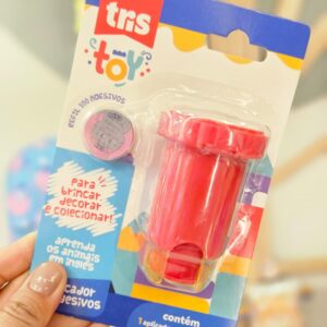 Aplicador de Adesivos Toy com 200 Adesivos Tris