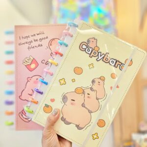 Caderno Disco Colegial com 80 Folhas Capivara