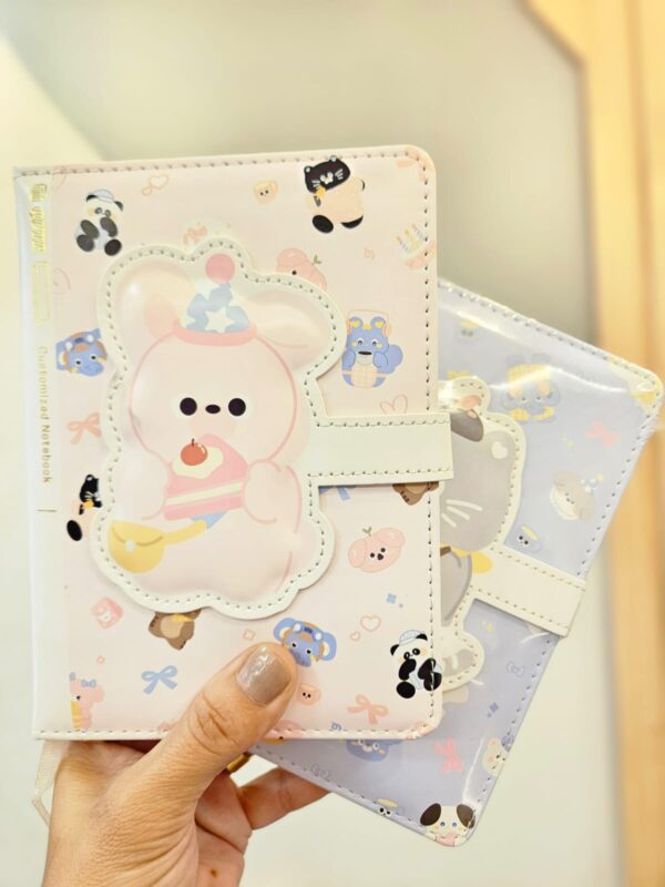 Caderno Fofo Bichinhos com Fecho 12,2x16,9 cm 100 Folhas