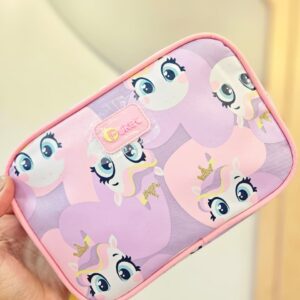 Necessaire Média Unicórnio Diamante Lavanda Puket