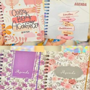 Agenda Feminina Permanente 160 Folhas Tam 13x18cm Interponte