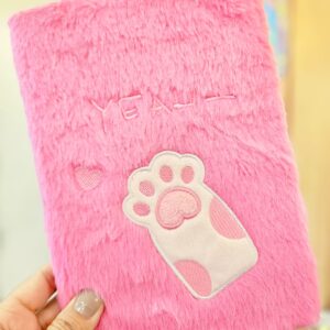 Caderno de Anotações Pequeno Bordado Pelúcia 80 Folhas Patinha