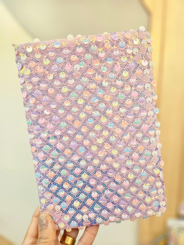 Caderno de Anotações Pequeno 78 Folhas Luxo Paetês