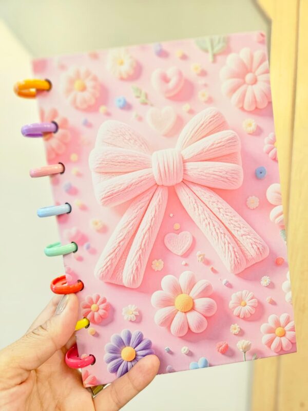 Caderno Disco Pequeno com 80 Folhas Capa Dura