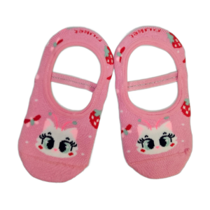 Meia Sapatilha Antiderrapante Gata Romantica Puket Tamanho: 23 a 27