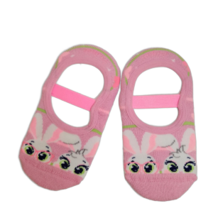 Meia Sapatilha Antiderrapante Coelha Romântica Puket Tamanho: 23 a 27